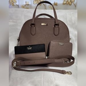 Kate spade Riley Genuine Leather Laurel Way set of 3.